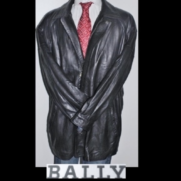 Bally Other - Bally Italian Nappa Heavy Leather Jacket